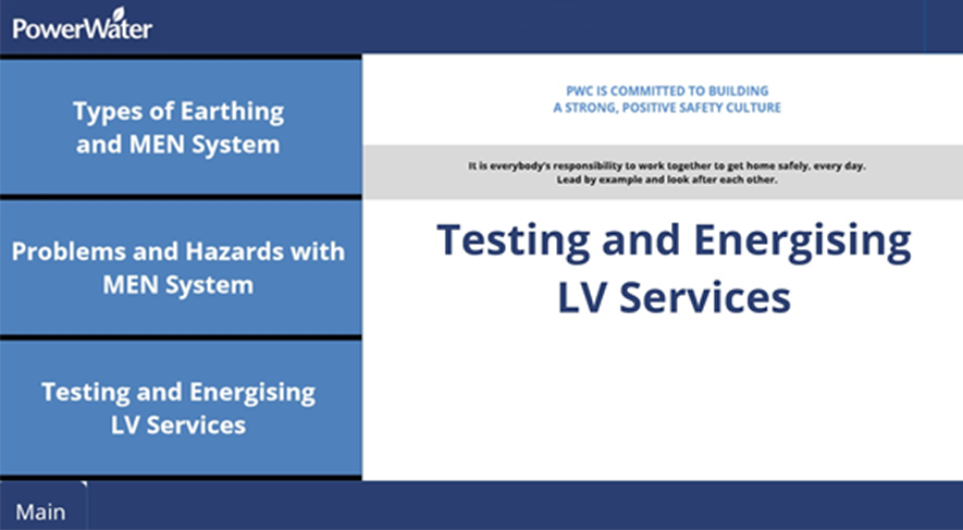 Testing and Energising LV Services